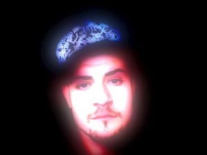 BenMart artistic head with cap and black background