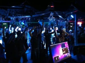 People dancing BenMart music on the Dancefloor