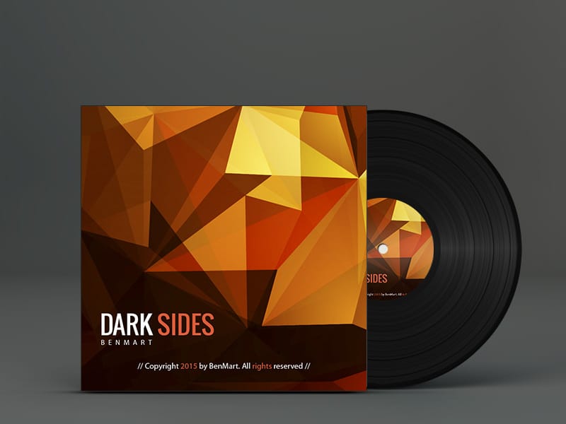 BenMart Dark Sides Vinyl Cover. Electrónica, Techno, House