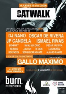 BenMart Flyer Burn Residency Catwalk