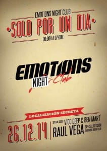 BenMart | Vico Deep | Raul Vega @ Emotions Madrid on December