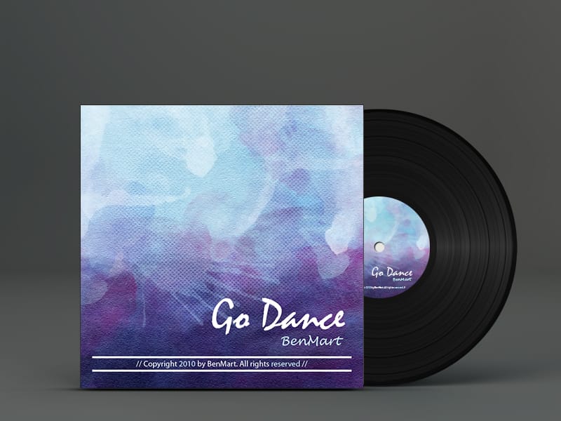 BenMart Go Dance Vinyl Cover. Electrónica, Techno, House