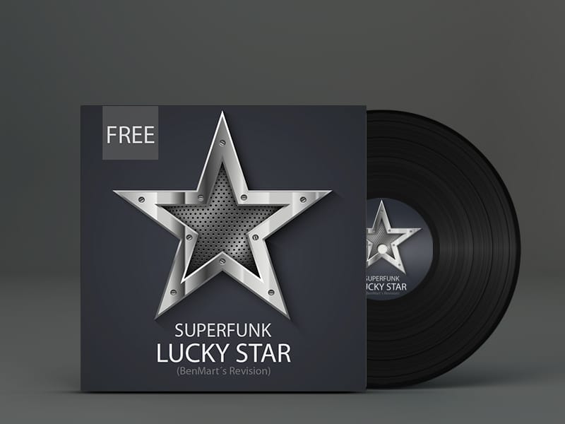 BenMart Lucky Star Vinyl Cover. Electrónica, Techno, House